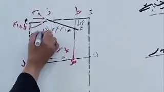 رسم القالب  للجزء العلوي الكورساج قالب الخلف فن الخياطة والتفصيل سادس فنون تطبيقية الست انسام شريف