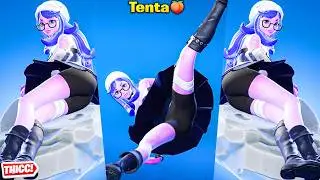 Fortnite Tenta Skin Showcase Thicc 🍑😍 Top Tiktok Dances & Emotes 😘 Hot New Item Shop Girl 😜 Gyatt 4K