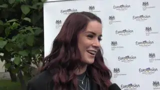 ESCKAZ in Kyiv: Interview with Lucie Jones (United Kingdom) UK Embassy Reception