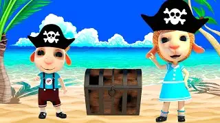 Crianças Fingem ser Piratas | Desenho Animado | Dolly e Amigos - Brasilia