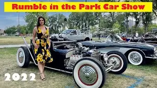 Rumble in the Park Car Show 2022 - Custom & Classic Car Show in Salt Lake City, Utah (4K)