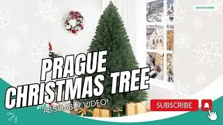 The Secret to Quick Assembly: Naomi Home | Prague Pre-Lit Artificial Christmas Tree Assembly Video