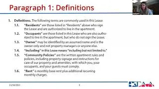 TAA Webinar Introducing the new Texas Apartment Association Lease
