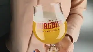 Burgbier Bierglas von Univerre