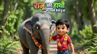 Raju aur hathi ki dosti 3d cartoon video|hindi cartoon video|hindi cartoon video dekhe is channel pe