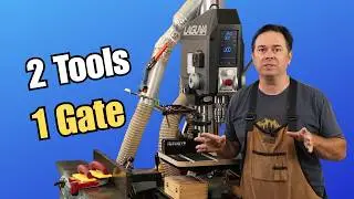 iVac Two Tools One Blast Gate Automated Woodworking Dust Collection Trick