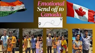 Send off vlog 🥲| మేము Phone  లో కి వెళ్ళిపోతున్నాము😜| Canada diaries Telugu vlogs |