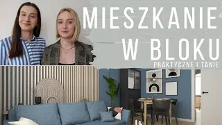 JAK PRAKTYCZNIE I TANIO URZĄDZIĆ NIEWIELKIE MIESZKANIE 🤩// salon/ jadalnia/ przedpokój/ sypialnia 💥