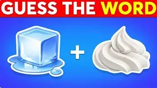 GUESS THE WORD BY EMOJI?🤔 | EMOJI QUIZ❤️