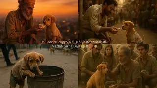 Is Chhote Puppy Ne Duniya Ko Madad Ka Matlab Sikha Diya 😭🐶 | Humanity Still Alive #youtube