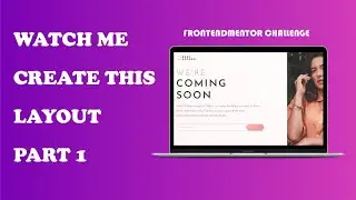 Base Apparel coming soon page | Frontendmentor. Part 1
