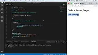 React | Your First React Component | Hello World