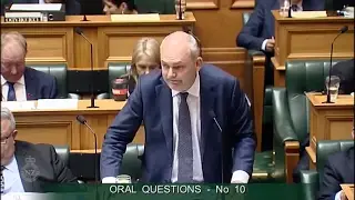 Question 10 - Tracey Martin to the Minister of Finance