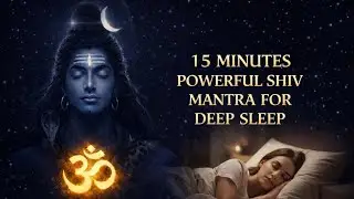 15 Minutes Powerful Shiva Mantra for Deep Sleep 😴 | Peaceful Night Meditation