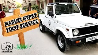 My Maruti Gypsy First Service Done After Rebuilt