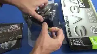 EVGA GeForce GTX750Ti (02G-P4-3751-KR) - распаковка