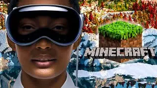 Le future de Minecraft ? Apple Vision Pro !