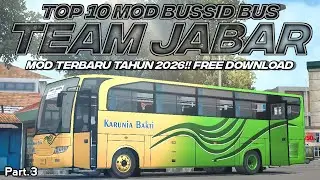 SUSPENSI REAL👻😋‼️TOP 10 MOD BUS TEAM JABAR Part.3 TERBARU TAHUN 2026 | MOD BUSSID