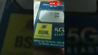 BSNL 5G SIM IS READY 😍 ||#bsnl #azadikaamritmahotsav #viralshorts #shortsfeed &lrm;@bsnlsocialmedia3450&nbsp;