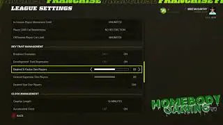 LEAGUE SETTINGS | MADDEN 22 NEXT GEN | HOMEBODY GAMING TV