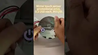 Mirror touch sensor switch:A variety of backlights for your mirror #led  #mirror #light #defogger