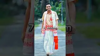 Top 10 Indian 🇮🇳 States With Their Male Traditional Dress #shorts