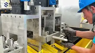 CU cassette roll forming machine,gear box,automatic packing