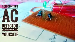 NON-CONTACT AC DETECTOR || Electric Field Detector || BC 547 || DIY
