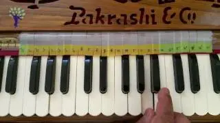 Harmonium Tutorials on Vaishnav Bhajans Jai Radhe Jai Krishna Jai Vrindavan 1