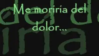 Nubes negras - Letra