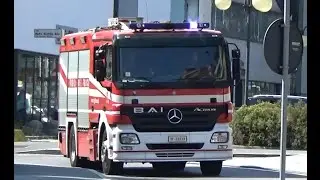 APS Actros Vigili del Fuoco Legnano in emergenza | Italian fire brigade responding code 3.