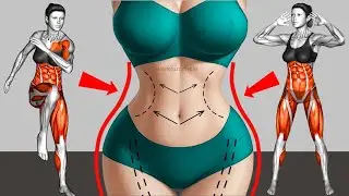 30-Simple Workout To Burn Belly Fat While You Sleep🔥(Low Impact 30-Min Fat Burner)&ndash; No Crunches!