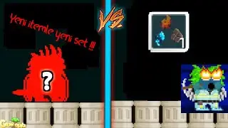 yeni item Golem's Gift i&ccedil;in set yaptım !!!! GrowTopia