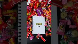 Making ART, But out of CANDY&hellip; (#shorts)