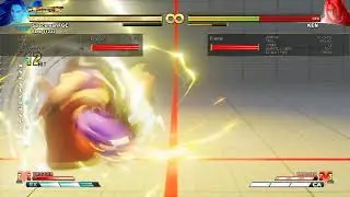 SFVCE S5 Laura - Long range meaty overhead corner sequence