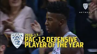 Oregon's Jordan Bell named 2016-17 Pac-12 Men's Basketball Defensive Player of the Year