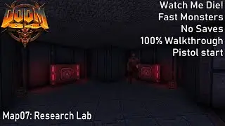 СТРАННЫЙ СЕКРЕТ [] Doom 64: Research Lab [Watch Me Die 100% + fast monsters]
