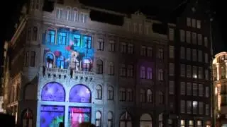 3D projection mapping in the city centre of Amsterdam for H&M
