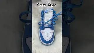 Dunk Unc Lace Style Crazy #kicks #laces #shoes #lacestyle #sneakers #Fashion #Ideas #Usa #us