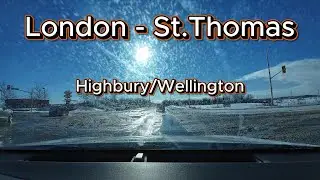 London to St.Thomas some Highbury some Wellington #automobile #traffic #highway  #snow #roadtrip