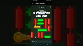 Mini Game Today 14 September Hamster Kombat.How to Solve Mini Game Puzzle in Hamster Kombat Solution
