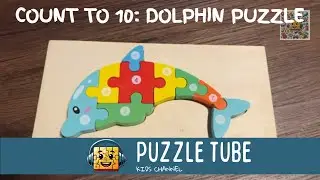 🐬 Count to 9: Dolphin Puzzle! | Preschool Puzzle Fun 🐬