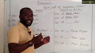 Angalia Urahis Wa Lugha ya kijerumani { Nominativ senteces}
