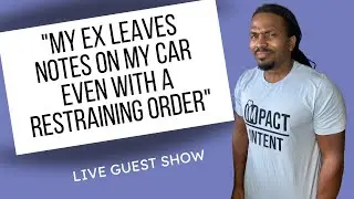 Her ex wont stop popping up even with a restraining order