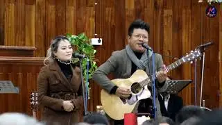 Lenen Jamir & Tiameren Aier Presenting in the 75th Platinum Jubilee of Wolam Nyukyan Baptist Church