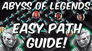 Abyss of Legends Easy Path Completion Guide - Initial Clear Breakdown -Marvel Contest of Champions