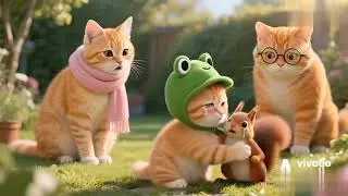 🐾Emotional Kitten💕Rescued Baby✨Squirrel In Chestnut Forest#new #fairytales#cat#cutiepie#viralvideo❤️
