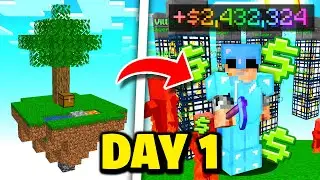 Our BEST Start to NEW SKYBLOCK SEASON! | Minecraft SKYBLOCK SERVER #1