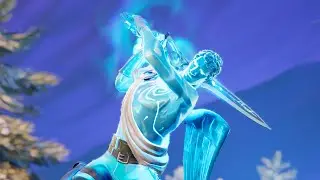 Fortnite - FROZEN LOVE RANGER estrae l'INFINITY BLADE per COMBATTERE ed ESPLORARE la MAPPA!