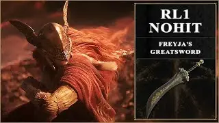 Malenia, Blade of Miquella,  RL1 Freyja's Greatsword NoHit